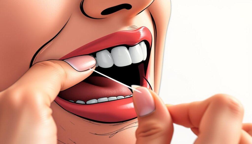 técnica de uso del hilo dental